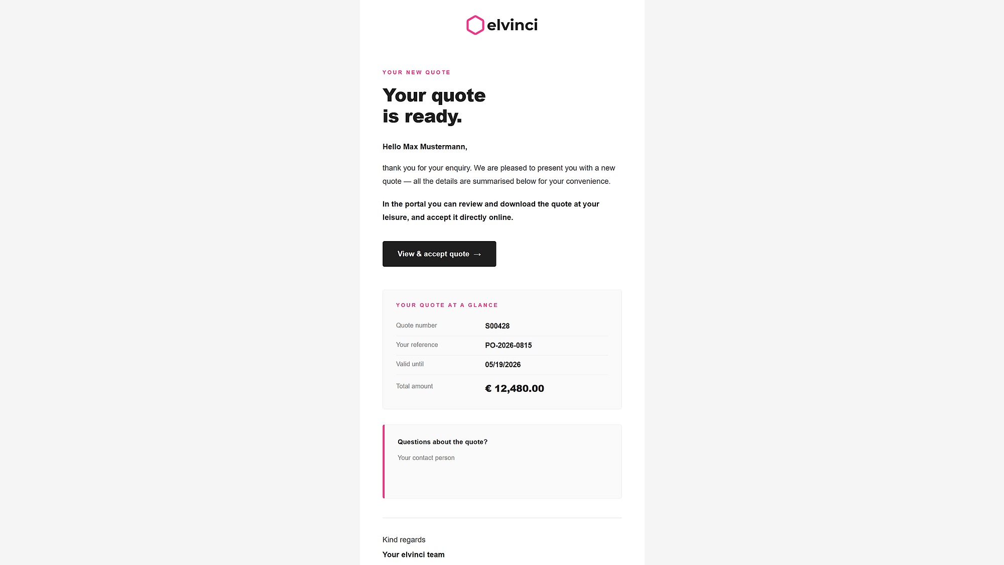 elvinci offer email